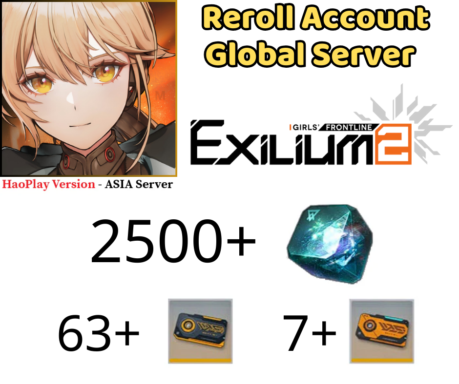 [HaoPlay - ASIA Server] 2500+ Collapse Piece GIRLS' FRONTLINE 2 Reroll